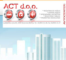 registracija vozil act